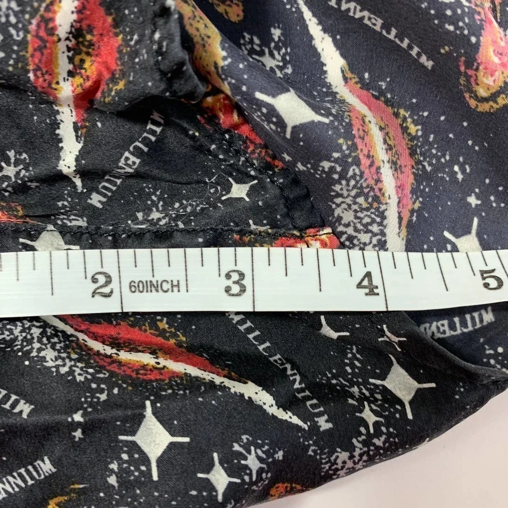Vintage 90s millennium spiral galaxy silk boxers